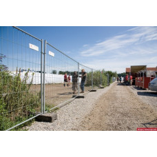 Bauzaun ohne Plane Bauzaun ohne Plane